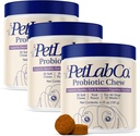 PetLab Co. Probiotics for Dogs, Support Gut Health, Occasional Diarrhea, Digestive Health & Seasonal Allergies - Pork Flavor - 30 Soft Chews - Packaging May Vary (Value 3-Pack)
