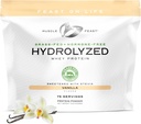Muscle Feast Hydrolyzed Whey Protein Powder, Grass Fed and All Natural Hormone-Free, Hydro Whey Powder for Men and Women, Gluten Free, Non-GMO, Delicious Hydrolyzed Protein Powder, Vanilla, 5lb
