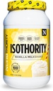 Isothority Whey Protein Isolate, Vanilla Milkshake, 2 lb - Ultra Absorbable Branched Chain Amino Acids (BCAA) Powder with 25g Protein Per Serving, Low Carb - Build Muscle & Accelerate Recovery