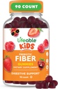 Lifeable Prebiotic Fiber Gummies for Kids | Kids Fiber Gummies 5g | Great Tasting Fiber Supplements for Kids | Prebiotic Gummies for Digestive Health | Fiber Gummy for Kids, Children | 90 Gummies