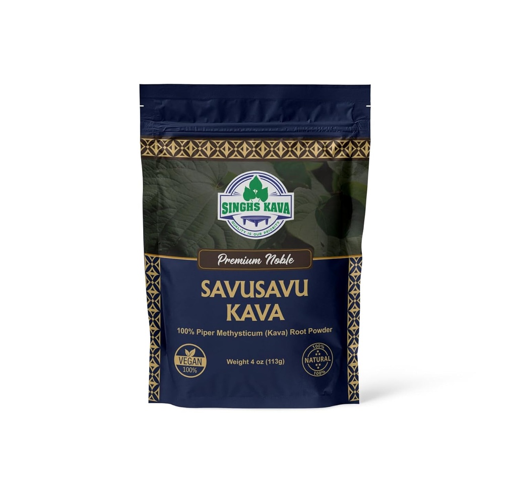 SINGHS Premium Quality Noble Fiji Kava - SAVUSAVU KAVA (16oz)
