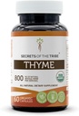 Secrets of the Tribe Thyme USDA Organic 60 Capsules | Made with Vegetarian Capsules and Certified Organic Thyme (Thymus Vulgaris) Dried Leaf (60 Capsules)