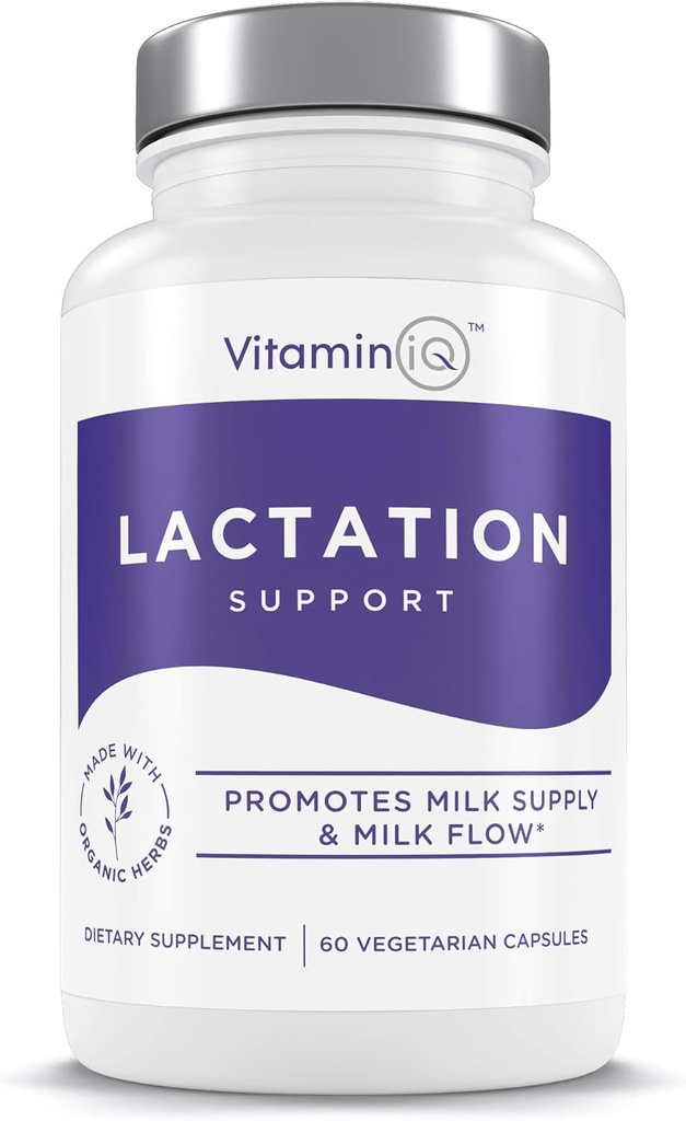 Lactation Supplement (60 Capsules) Breastfeeding Support for Increased Milk Supply and Milk Nutrition, Fenugreek Seed, Aniseed, Fennel Seed