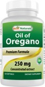 Best Naturals Oregano Oil 250 Mg Softgels, 120Count