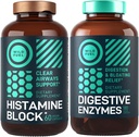 WILD FUEL Histamine Block Supplements and Digestive Enzymes Digestive Health Bundle