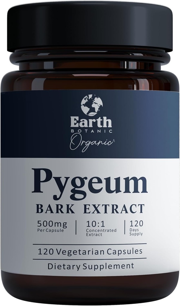 Pygeum Bark Extract 500mg 120 Capsules - Herbal Supplement Supports Prostate Health, Bladder, and Urinary Tract - Men's Health Supplement (Vegetarian, Non-GMO) 4 Months Supply