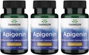 Swanson Apigenin-Bioflavonoid Supplement Natural Prostate Support-Metabolism & Nerve Health Support-Can Support Sleep & Relaxation 90 Caps, 50mg Each 3 Pack