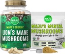 Maju Superfoods Lion's Mane Capsules and Mental Mushrooms Powder Bundle
