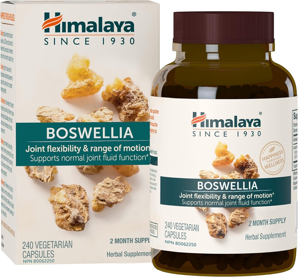 Himalaya Boswellia, Joint Support for Mobility and Flexibility, Promotes Tissue Preservation, 250 mg, 240 Capsules