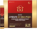 BOTO 6 Year Korean Red Ginseng Extract Pure Stick Gold | Premium Korean Ginseng Supplement for Daily Vitality | 30 Sachet