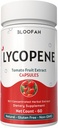 Lycopene Supplements for Men 500mg - Natural Tomato Fruit 10:1 Extract - Non-GMO Lycopene Supplement for Prostate, Skin & Antioxidant Support - (60 Count (Pack of 1))