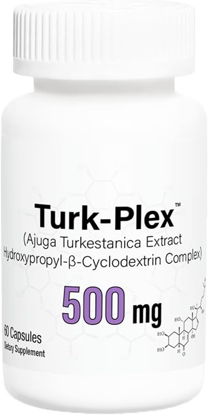 Gorilla Mind Turk-Plex® - Complexed with Hydroxypropyl-β-Cyclodextrin for Enhanced Bioavailability (500 mg x 60 Capsules)