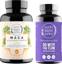 Happy Healthy Hippie Go with The Flow Menopause Support & Organic Maca Capsules