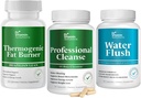 DR VITAMIN SOLUTIONS Thermogenic Fat Burner, 15 Day Cleanse, Water Flush, Weight Loss for Women & Men Bundle, 180 Capsules