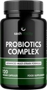 Probiotics & Prebiotics | 435 Billion CFU | Bio Cultures Complex | 120 Vegetarian Capsules for Women & Men - Lactobacillus Acidophilus, Bifidobacterium, Rhamnosus & Reuteri - Advanced Multi-Strain