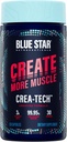 Blue Star Nutraceuticals CREA-TECH - Creapure Creatine Monohydrate - w/Electrolytes. Creatine + Electrolytes Capsules - Build Muscle and Increase Strength | 30 Day Supply - 120 Veggie Capsules