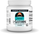 Source Naturals L-Glutamine, Free Form Amino Acid That Supports Metabolic Energy* - 16 oz Powder