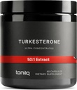 Turkesterone Supplement for Men - Ultra High Potency 50:1 Extract with 20% Turkesterone - Highly Concentrated - Third-Party Lab Tested - 60 Capsules