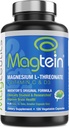 Magtein Magnesium L-Threonate to Improve Cognition, Focus, Memory, Sleep Quality and Brain Health with Small Caps - 120 Vegetable Capsules