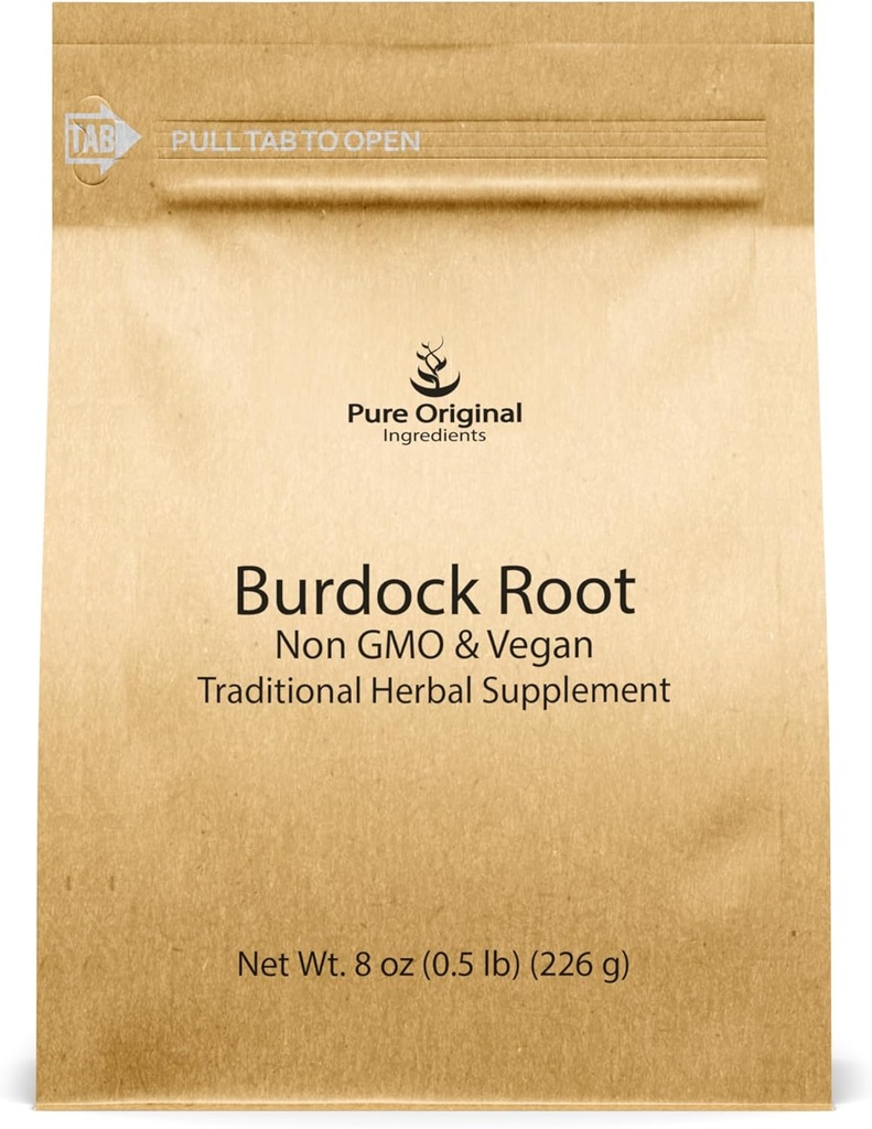 PURE ORIGINAL INGREDIENTS Burdock Root Extract (8 oz) Lab-Verified, Non-GMO