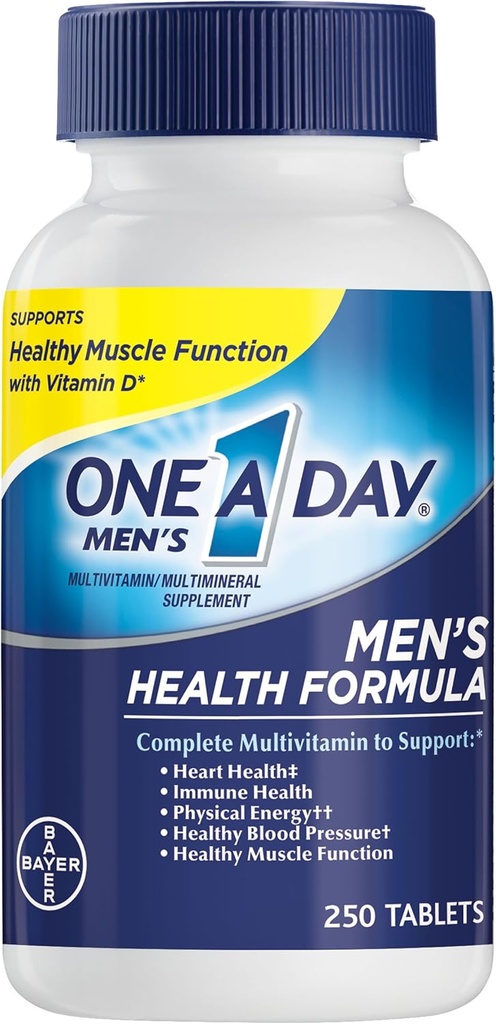 One A Day Pills Multivitamin Multimineral Supplement Tablets