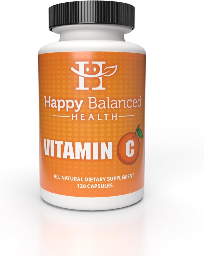 Vitamin C 1650 mg Ascorbic Acid Supplement - Daily Immune Support - Supports Skin, Cardiovascular and Joint Wellness - 120 Capsules