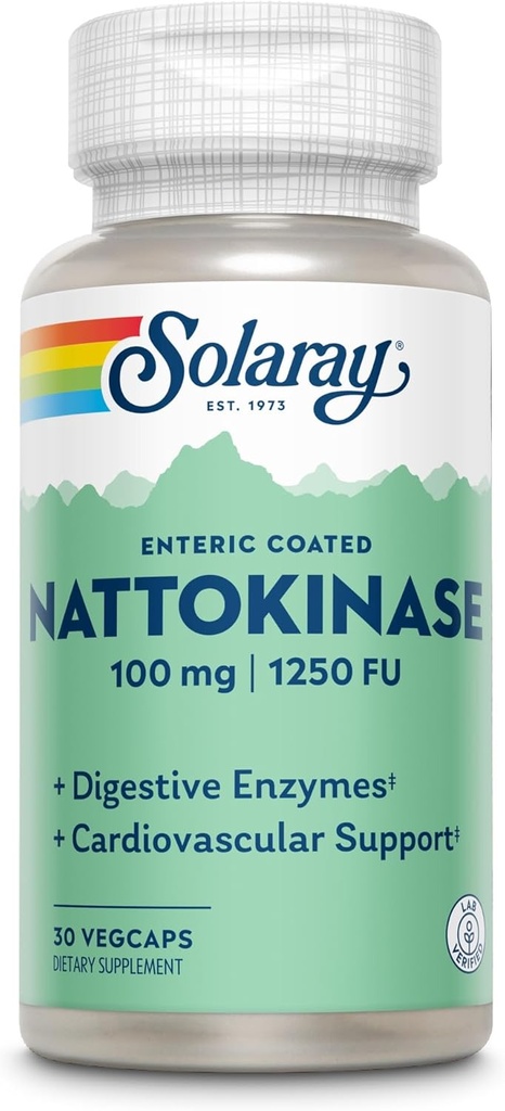 Solaray Nattokinase Supplement, 100 mg, 30 Count