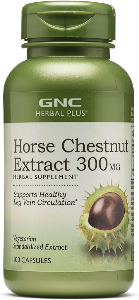 GNC Herbal Plus Horse Chestnut Extract 300mg 100 capsules