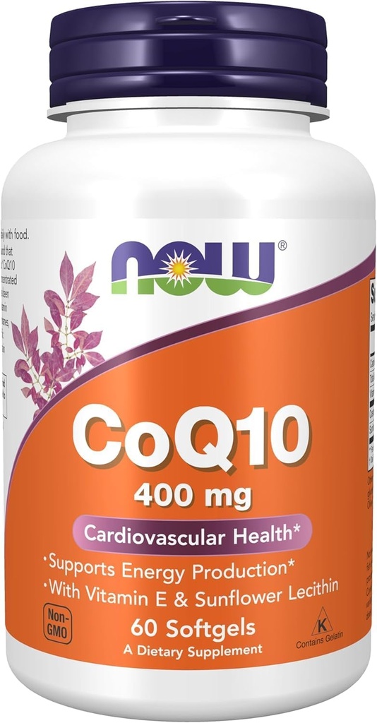 Now Foods, CoQ10, 400 mg, 60 Softgels