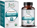 Just Jaivik Organic Haritaki (Terminalia Chebula) - 750mg (90 Tablets) | Dietary Supplements for Detoxification & Rejuvenation for Vata