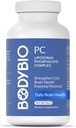 BodyBio PC - Phosphatidylcholine for Brain Health, Mental Clarity, Cognitive Function, Cellular Repair & Healthy Aging, Phospholipid Complex Supplement for Gentle Daily Detox