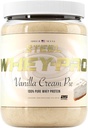 Steel Supplements Whey-Pro | 100% Pure Whey Protein Powder for Men and Women | Vanilla Cream Pie | Muscle Gain & Lean Muscle Recovery | Gluten Free | 1.65 lbs | BCAA 5g | Non-GMO | 25 Servings