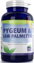 Pygeum and Saw Palmetto 200 Capsules - 100mg Pygeum & 320mg Saw Palmetto - Men’s Health - Prostate & Urinary Health Supplement