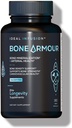 Ideal Infusion Calcium-Free Bone Density Supplement: Bone Strength & Arterial Health: Plant Based Silica with Icelandic Magnesium, Vegan Vitamin D3 5000 IU with K2 K1 (60 Servings)