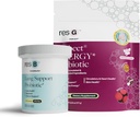 resbiotic Power Gut Bundle - Lung Probiotic & GLP-1 Prebiotic, Clinically Trialed Respiratory Health Support & Metabolism Boost, Supplement Vitamins - resB (30 Servings) & prebeet (30 Servings)