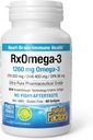 Natural Factors RxOmega-3 1260 mg - Fish Oil with Omega-3 Fatty Acids - Brain & Heart Health Support - Eye Health Supplement with EPA & DHA - 60 Softgels (30 Servings)