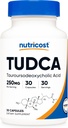 Nutricost Tudca 250mg, 30 Capsules (Tauroursodeoxycholic Acid) - Gluten Free, Non-GMO