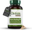 Certified Organic Tendon Mending Pills: Tendon and Ligament Regeneration and Repair. Chronic or Acute by Dimmak Herbs - 100 Caps 500mg