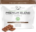 Muscle Feast Premium Blend All Natural Hormone Free Grass-Fed Whey Protein Powder, Chocolate, 5lb