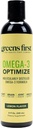 Greens First Omega-3 Optimize - Molecularly Distilled Liquid Omega-3 Fish Oil Supplement Formula - 1380 mg - Gluten-Free & Non-GMO - Lemon Flavor - 8 Fl Oz