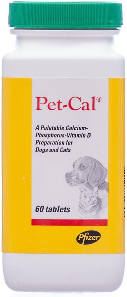 Pet Tabs Calcium Formula Supplement, 60 Count