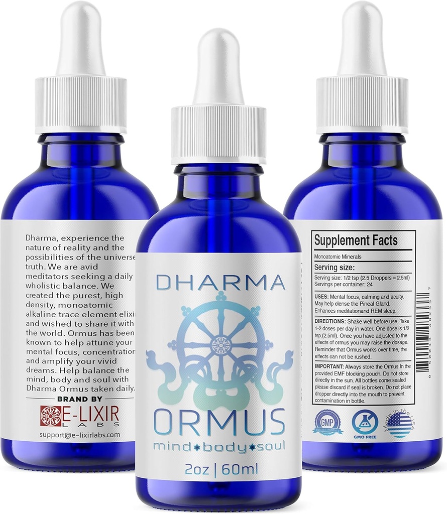 Dharma E-lixir Monoatomic Ormus 2oz Bottle