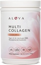 Alaya Multi Collagen Powder - Type I, II, III, V, X Hydrolyzed Collagen Peptides Protein Powder Supplement with MSM + GC (Chocolate)