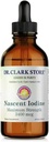Dr. Clark Store White Iodine (Nascent Iodine) – 4 Fl Oz, Supports Thyroid Health & Immune System