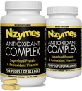 Nzymes® Antioxidant Complex for People of All Ages. Powerful antioxidant Formula for Today's Environmental Challenges. - 360 Count - Made in The USA