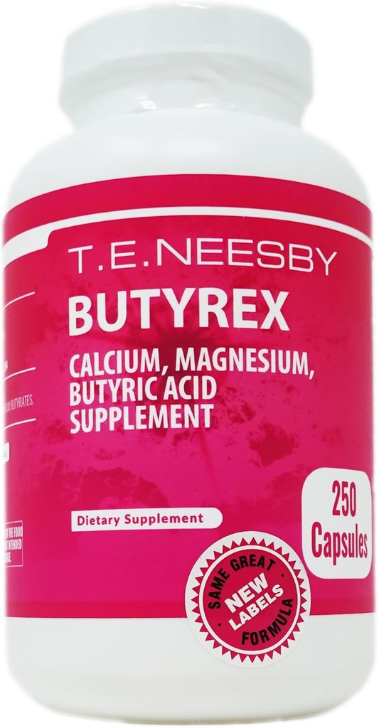 Butyrex Calcium/Magnesium Butyrate Complex: 250 Capsules