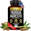 Earth Elixir Fadogia Agrestis Supplement 900mg (180 Capsules) - Made in USA - 3 Month Supply - 3rd Party Tested - Fadogia Agrestis Extract -Max Purity – 100% Pure – Fadogia Agrestis Capsules