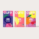 Cure Hydration - Kids Electrolyte Drink Mix | Plant-Based Pediatrician Formulated Rehydration Powder | No Added Sugar, Non-GMO, Gluten-Free | Pink Lemonade, Mixed Berry, Fruit Punch - Bundle