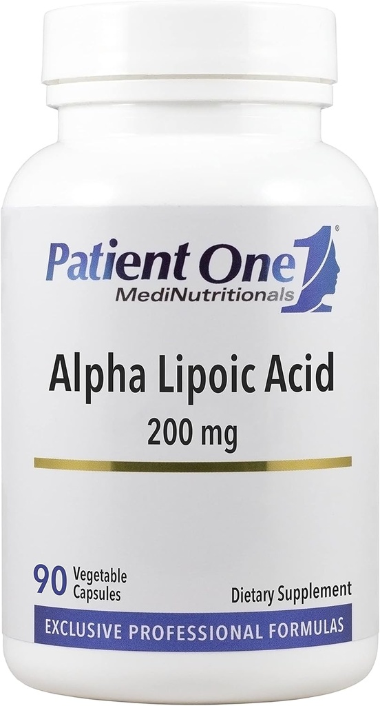 Patient One Alpha Lipoic Acid (ALA) 200 mg | Antioxidant Supplement to Support Nerve and Liver Health* | 90 Capsules