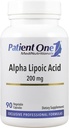 Patient One Alpha Lipoic Acid (ALA) 200 mg | Antioxidant Supplement to Support Nerve and Liver Health* | 90 Capsules